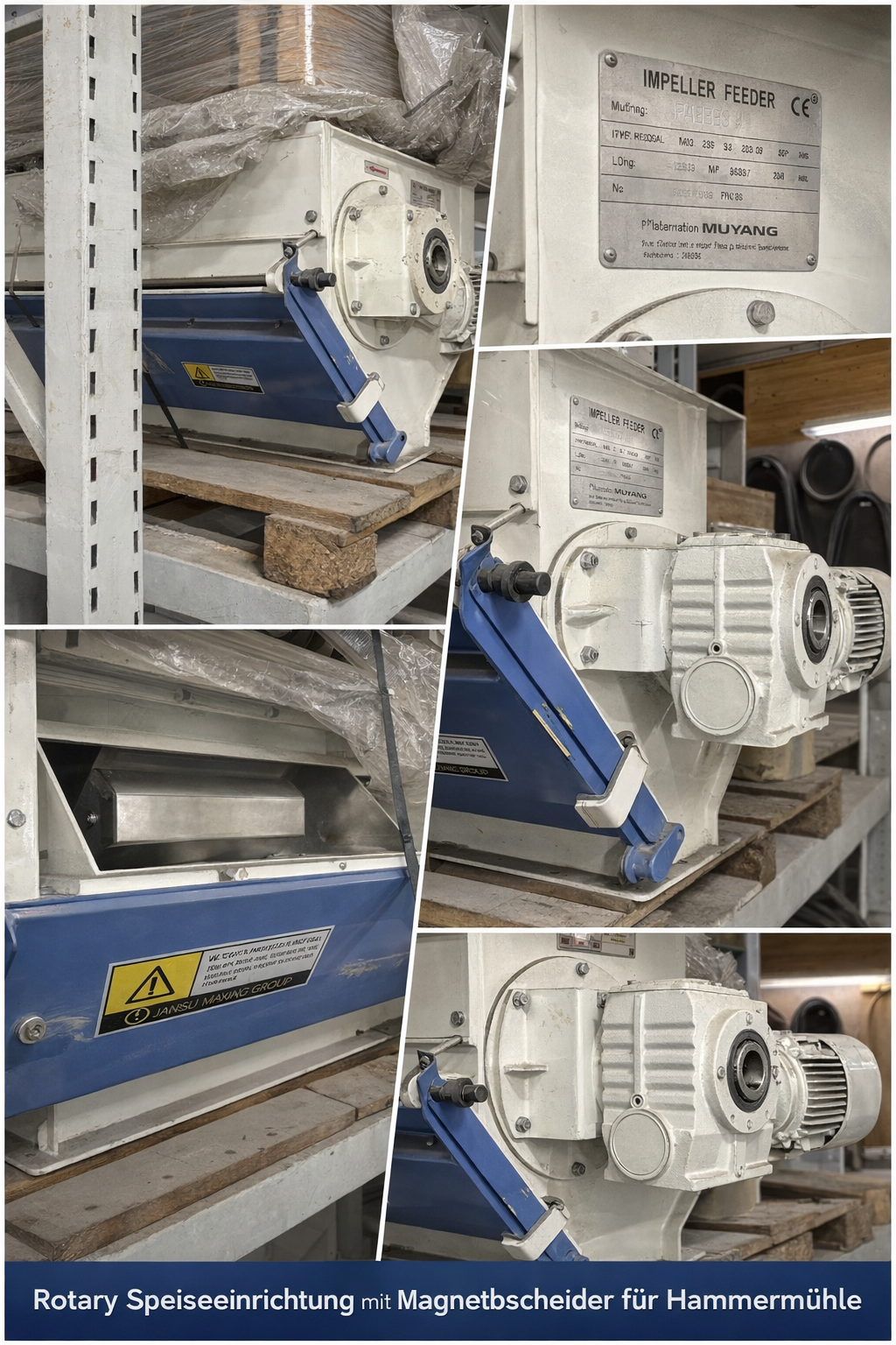 Mehr über den Artikel erfahren Rotary Impeller Feeder mit Magnetabscheider